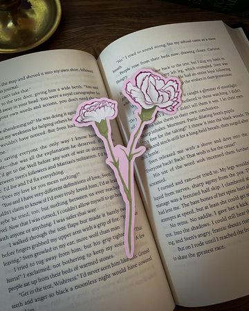 January’s Carnations Bookmarker