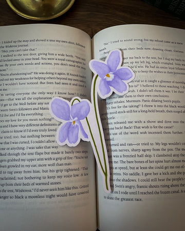 February’s Violets Bookmarker