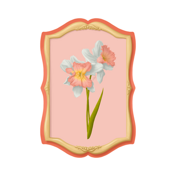 March’s Daffodils Sticker