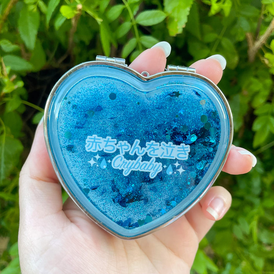 Crybaby Glittery Compact Mirror